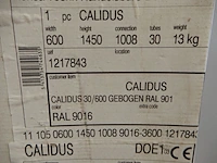Handdoekradiator, vasco, calidus, wit, 1450x600 - afbeelding 3 van  3