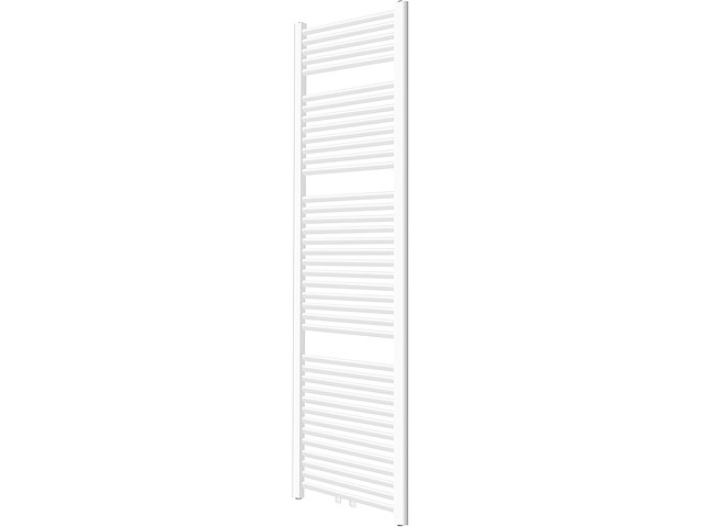 Handdoekradiator voor wandmontage aquamarin, bdhzkr021800x600wsm, wit - afbeelding 1 van  3