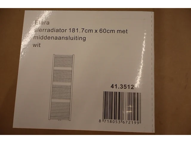 Handdoekradiator wiesbaden, elara, wit - afbeelding 2 van  6