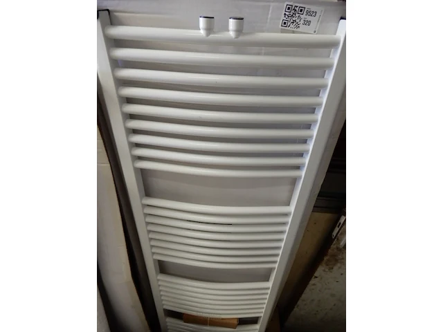Handdoekradiator, wit, 1400x500 - afbeelding 1 van  3