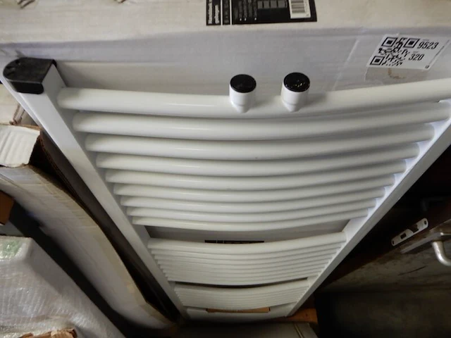 Handdoekradiator, wit, 1400x500 - afbeelding 2 van  3