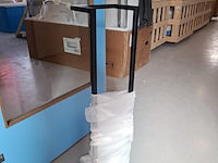 Handdoekrek korver, loft, mat zwart - afbeelding 1 van  4