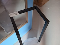 Handdoekrek korver, loft, mat zwart - afbeelding 3 van  4