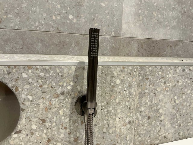 Handdouche gun metal - afbeelding 3 van  4
