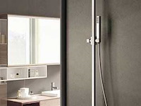 Handdouche staafmodel chroom tbv hotbath bloke regendoucheset - afbeelding 1 van  5