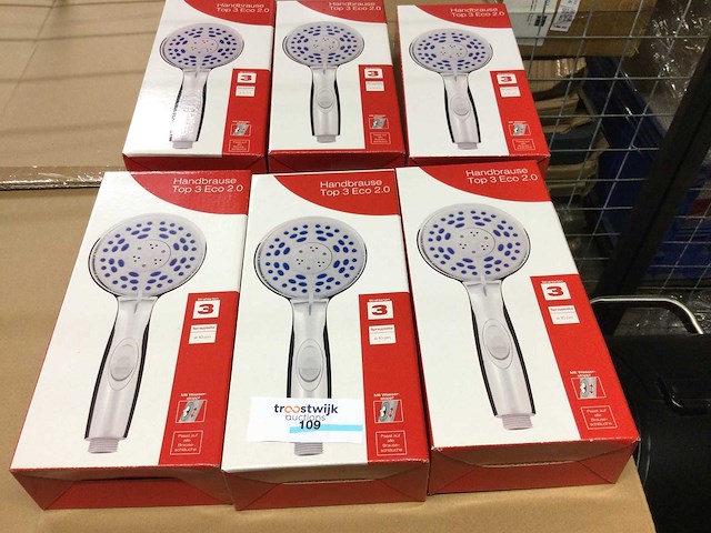 Handdouchekop (6x) - afbeelding 1 van  2