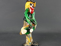 Handgeblazen murano glazen clown - afbeelding 2 van  5