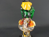 Handgeblazen murano glazen clown - afbeelding 4 van  5