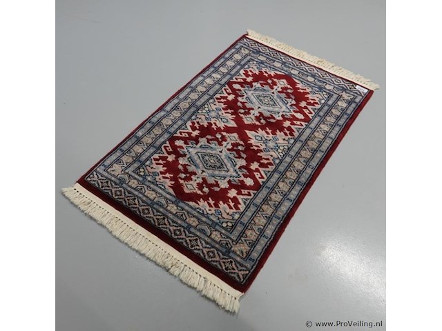 Handgeknoopt wollen vloerkleed - afbeelding 3 van  5