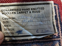 Handgeknoopt wollen vloerkleed - afbeelding 5 van  5