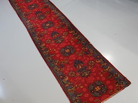 Handgeknoopte hamadan loper uit perzië. - afbeelding 1 van  5