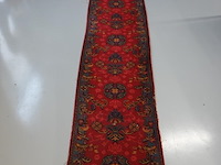 Handgeknoopte hamadan loper uit perzië. - afbeelding 2 van  5