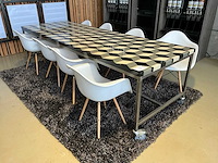 Handgemaakte eetkamer tafel dokx - afbeelding 1 van  6