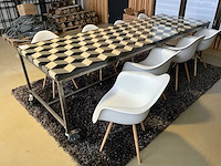 Handgemaakte eetkamer tafel dokx - afbeelding 2 van  6