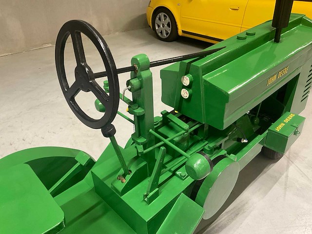 Handgemaakte john deere oldtimer tractor - afbeelding 2 van  19