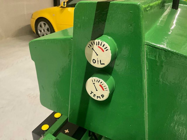 Handgemaakte john deere oldtimer tractor - afbeelding 3 van  19