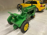 Handgemaakte john deere oldtimer tractor - afbeelding 15 van  19