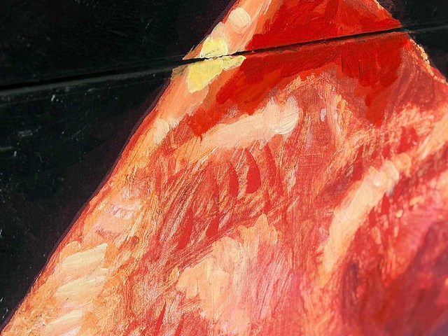 Handgeschilderd rozenportret – peter donkersloot - afbeelding 3 van  5