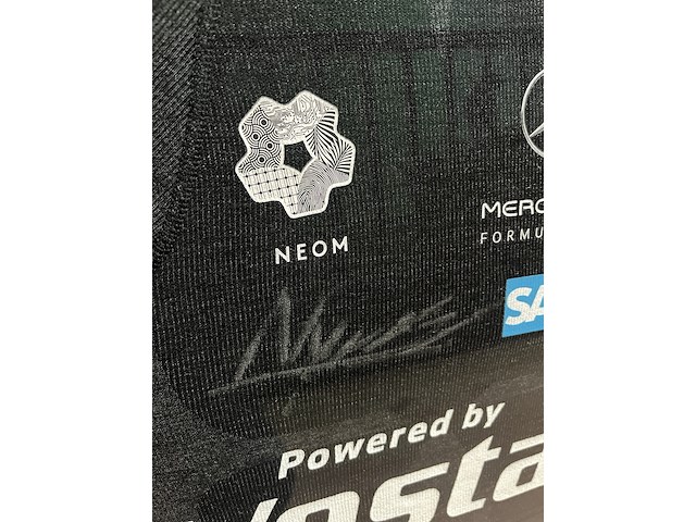 Handgesigneerd nomex undersuit nyck de vries - afbeelding 3 van  20