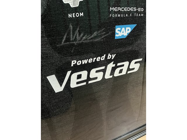 Handgesigneerd nomex undersuit nyck de vries - afbeelding 4 van  20