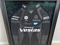 Handgesigneerd nomex undersuit nyck de vries