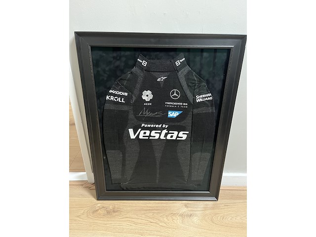 Handgesigneerd nomex undersuit nyck de vries - afbeelding 18 van  20