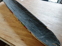 Handgesneden, handbeschilderd houten masker - afbeelding 5 van  5