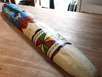 Handgesneden, handbeschilderd houten masker - afbeelding 4 van  5