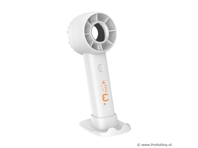 Handheld mini ventilator t-16 – compact, draagbaar & oplaadbaar (400mah) - zwart - afbeelding 2 van  3