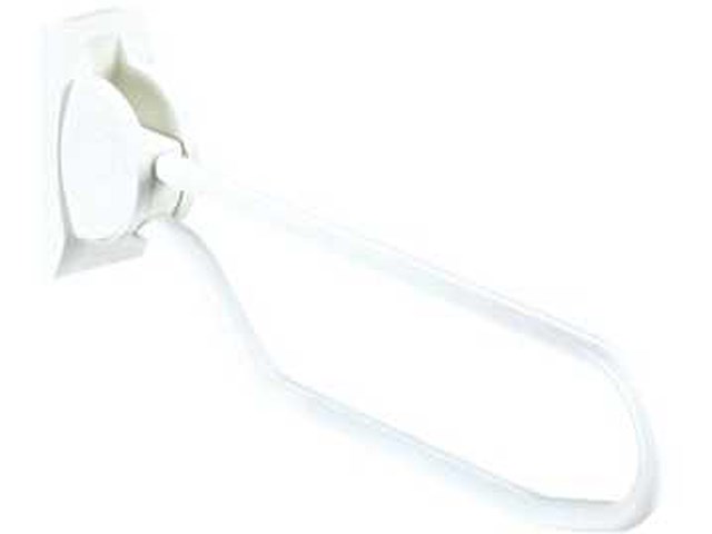 Handicare linido toiletbeugel opklapbaar 90cm rvs wit (4x) - afbeelding 1 van  6