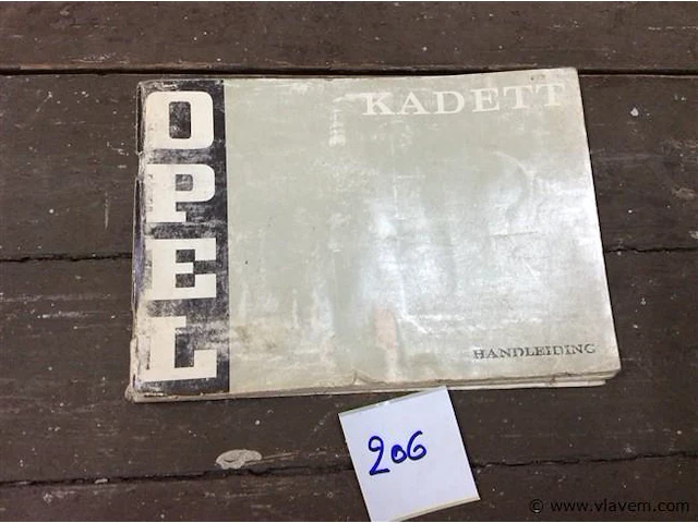 Handleiding opel cadet - afbeelding 1 van  3