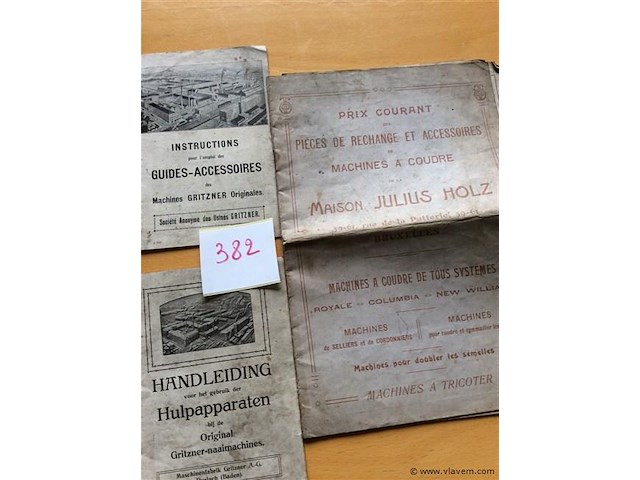 Handleiding/ prijslijst….naaimachine j'20. - afbeelding 1 van  3