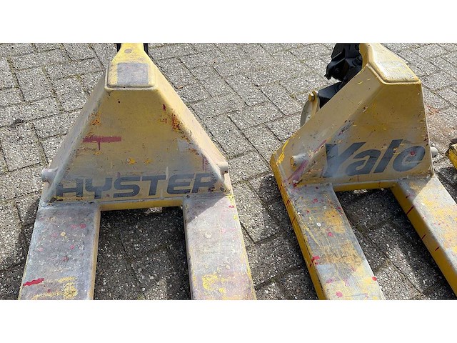 Handpompwagens 7x - hand hydraulische palletwagen - afbeelding 1 van  7