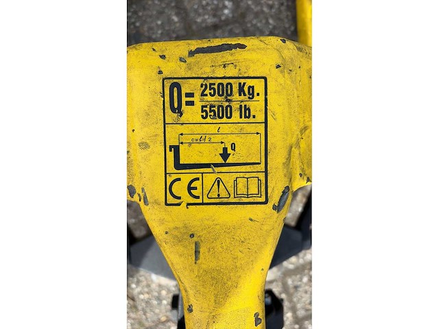 Handpompwagens 7x - hand hydraulische palletwagen - afbeelding 5 van  7