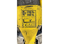 Handpompwagens 7x - hand hydraulische palletwagen - afbeelding 5 van  7