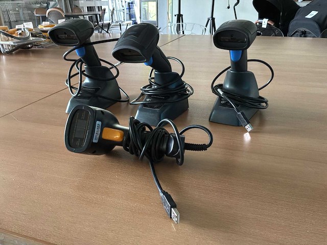 Handscanners draadloos (4x) - afbeelding 1 van  2