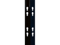 Handson werkbank metaal 120x120x45 cm zwart - afbeelding 3 van  6