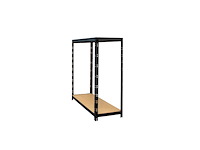 Handson werkbank metaal 120x120x45 cm zwart - afbeelding 4 van  6