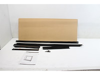 Handson werkbank metaal 120x120x45 cm zwart - afbeelding 5 van  6