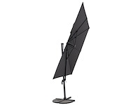 Handson zweefparasol ibiza zwart 300 cm - afbeelding 3 van  6