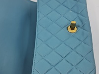 Handtas, chanel, mini flapbag, mintgroen - afbeelding 5 van  13