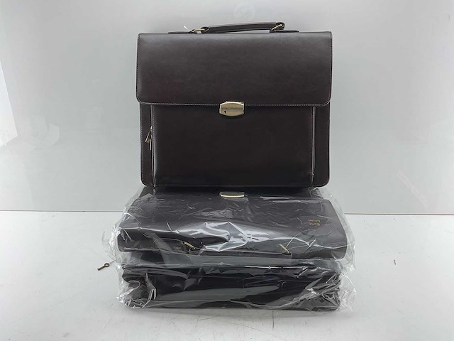 Handtas leather (3x) - afbeelding 2 van  2