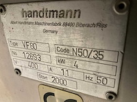Handtmann vf80 vacuümvulmachine - afbeelding 5 van  5