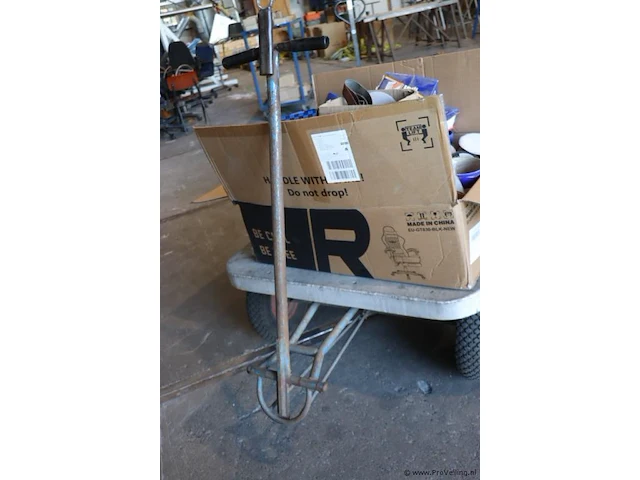 Handtrekwagen - 200x100x50 cm - afbeelding 2 van  9