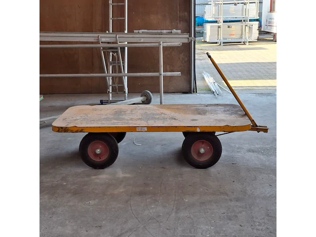 Handtrekwagen geel - afbeelding 2 van  6
