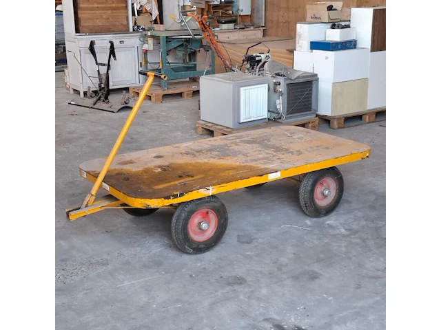 Handtrekwagen geel - afbeelding 3 van  6