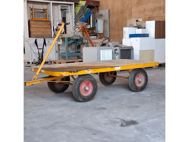 Handtrekwagen geel - afbeelding 4 van  6