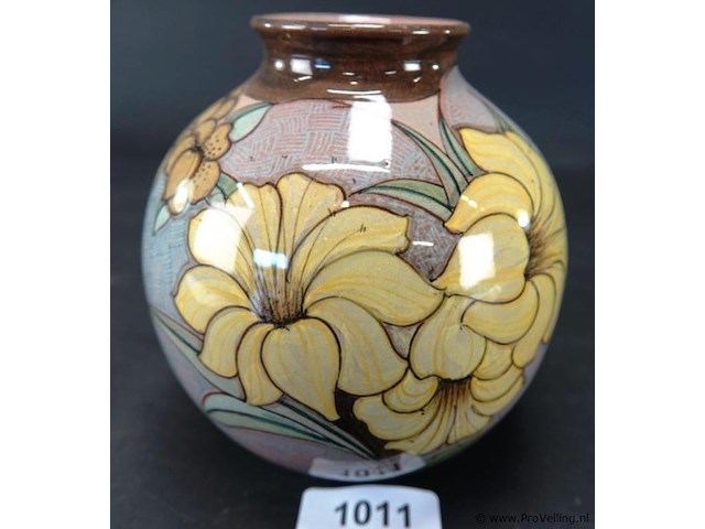 Handwerk holland aardewerk vaas - afbeelding 1 van  5