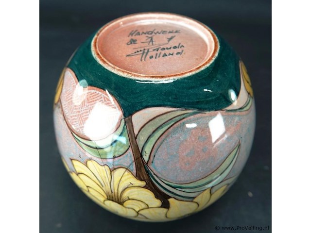Handwerk holland aardewerk vaas - afbeelding 4 van  5