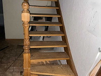 Handwerk vol eiken trap eik europees - afbeelding 1 van  3